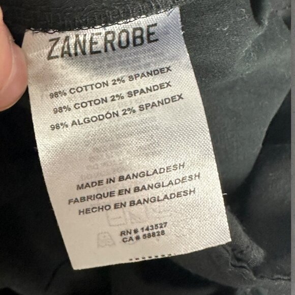 SOLD Zanerobe Sureshot Joggers Black Mens Size 32 Slouch Cotton Casual‎ Pants - Picture 6 of 16